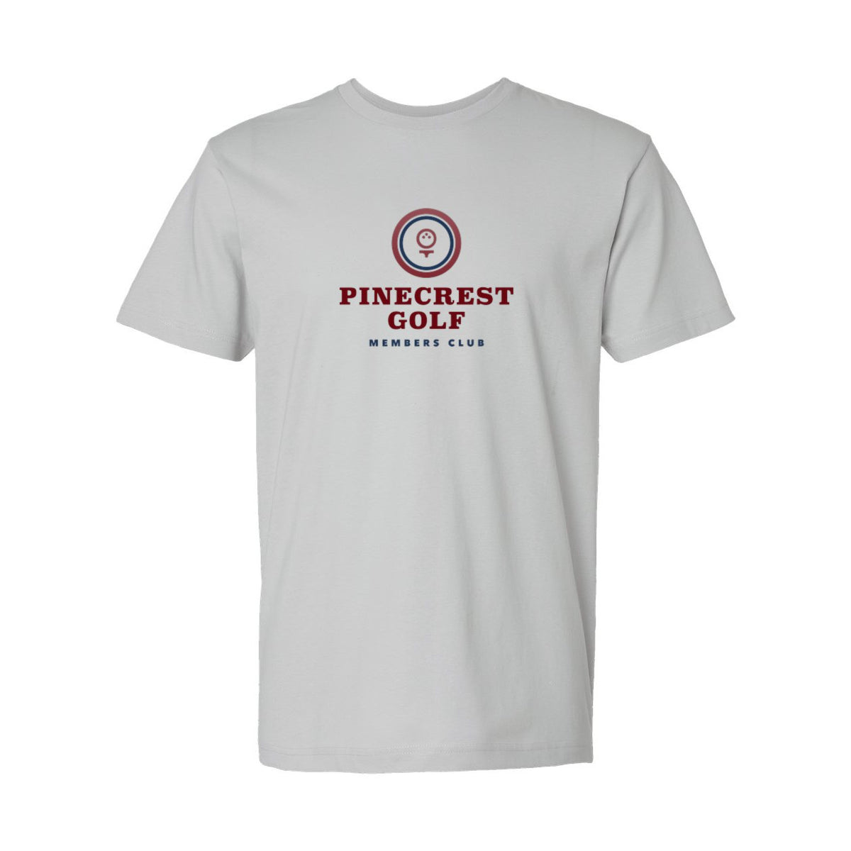 LAT Unisex Fine Jersey Tee Full Color - Silver - Front