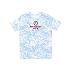 LAT Unisex Fine Jersey Tee Full Color - Sky Tie Dye - Front