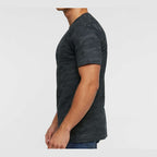 LAT Unisex Fine Jersey Tee Full Color - Storm Camo - On Model Side