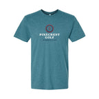 LAT Unisex Fine Jersey Tee Full Color - Surf Blackout - Front
