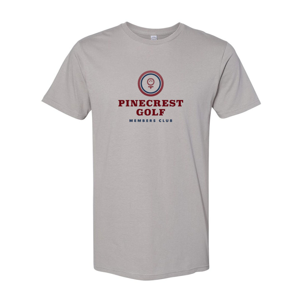 LAT Unisex Fine Jersey Tee Full Color - Titanium - Front