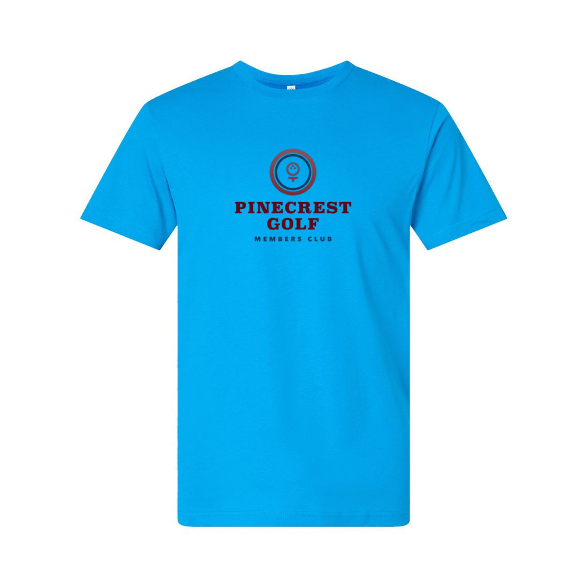 LAT Unisex Fine Jersey Tee Full Color - Turquoise - Front