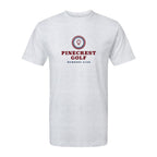 LAT Unisex Fine Jersey Tee Full Color - White Reptile - Front