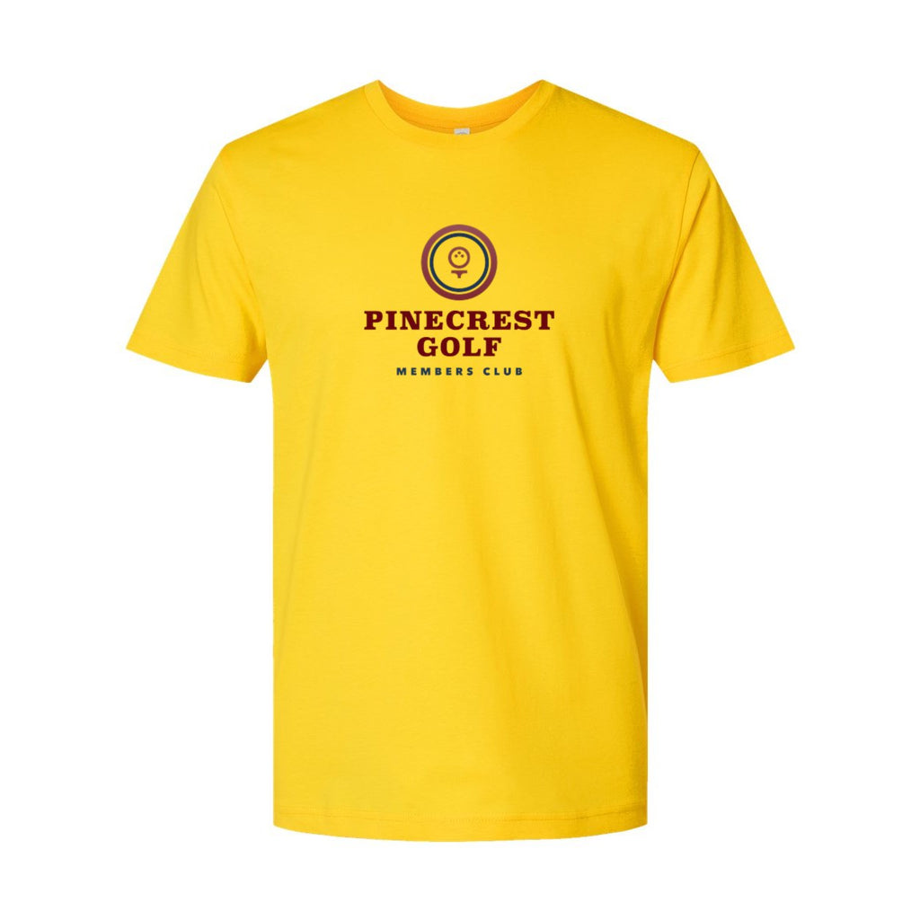 LAT Unisex Fine Jersey Tee Full Color - Yellow - Front