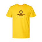 LAT Unisex Fine Jersey Tee Full Color - Yellow - Front