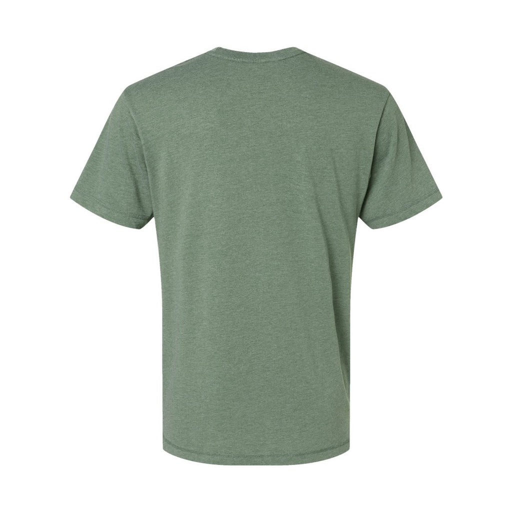 LAT Unisex Vintage Wash Tee - Washed Basil - Back