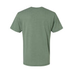 LAT Unisex Vintage Wash Tee - Washed Basil - Back