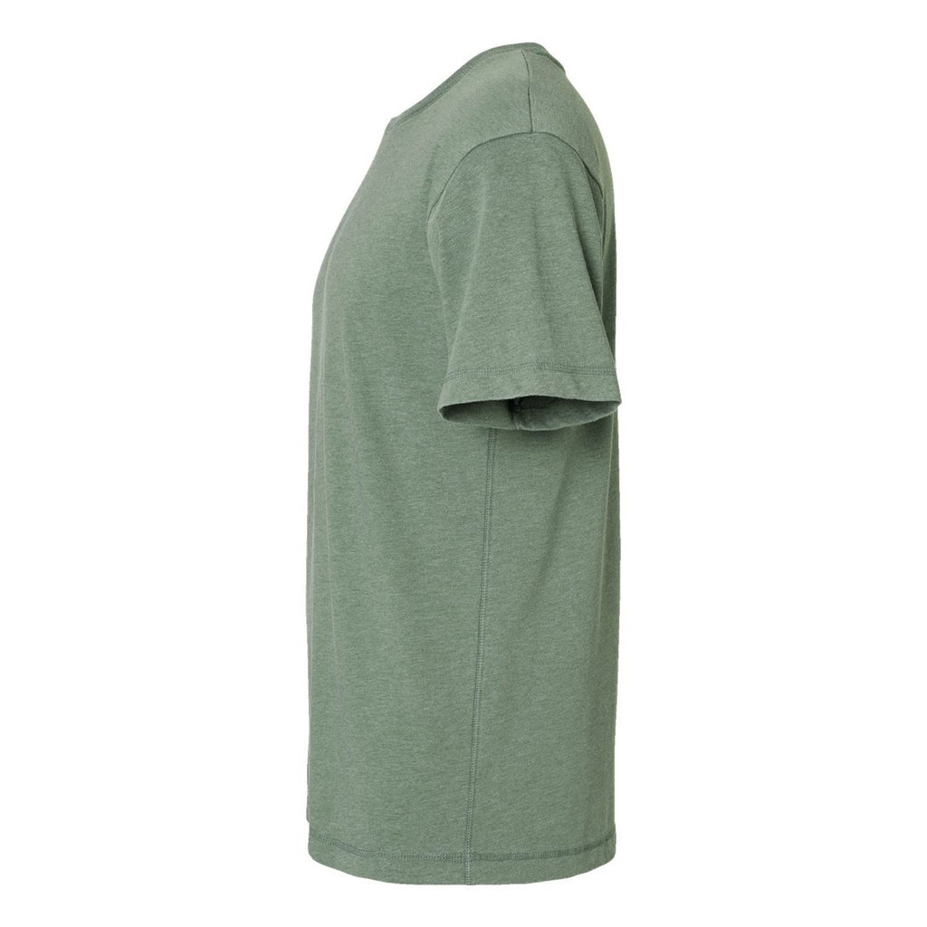 LAT Unisex Vintage Wash Tee - Washed Basil - Direct Side
