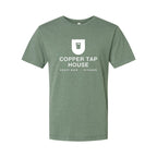 LAT Unisex Vintage Wash Tee - Washed Basil - Front