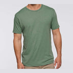 LAT Unisex Vintage Wash Tee - Washed Basil - On Model Front