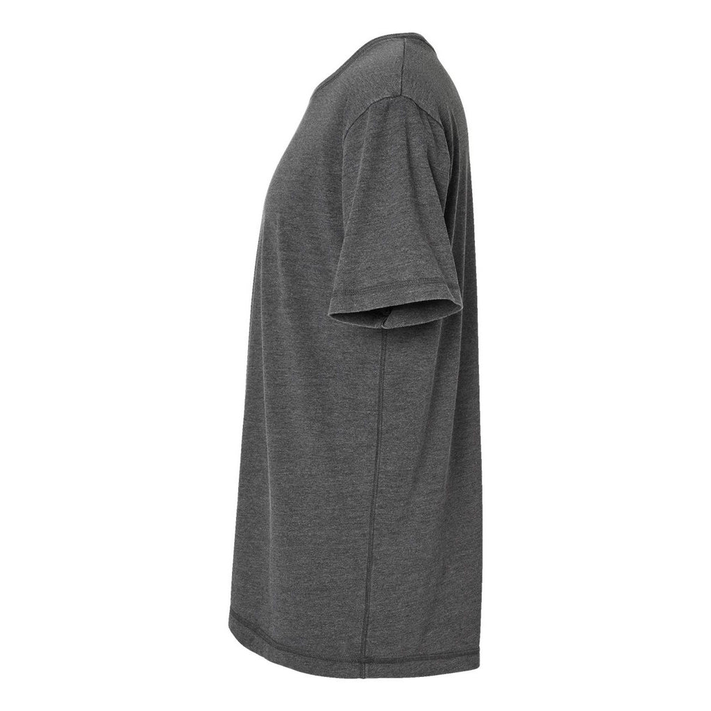 LAT Unisex Vintage Wash Tee - Washed Black - Direct Side