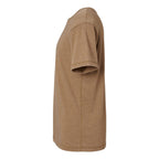 LAT Unisex Vintage Wash Tee - Washed Coyote Brown - Direct Side