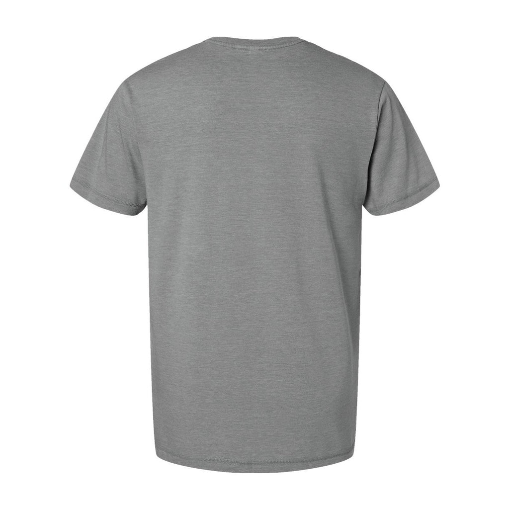 LAT Unisex Vintage Wash Tee - Washed Grey - Back