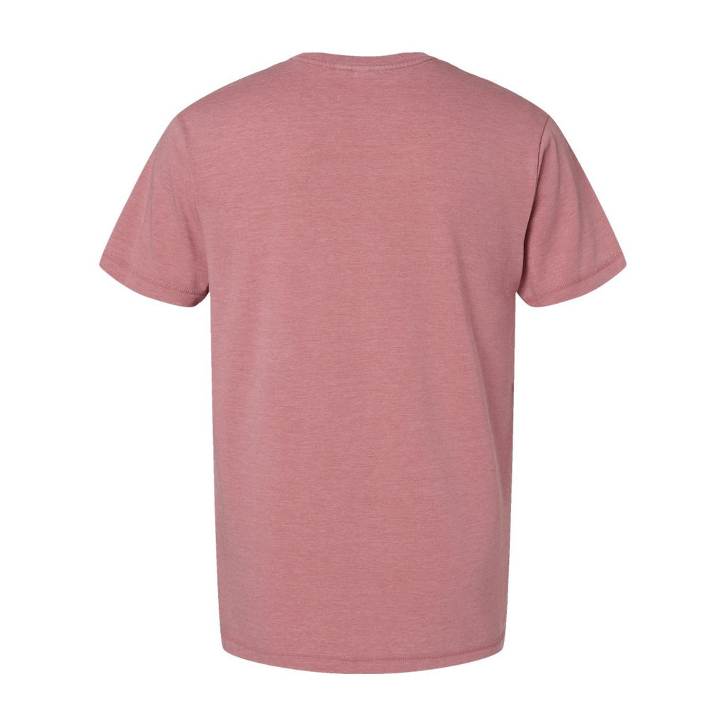 LAT Unisex Vintage Wash Tee - Washed Mauvelous - Back