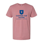 LAT Unisex Vintage Wash Tee - Washed Mauvelous - Front