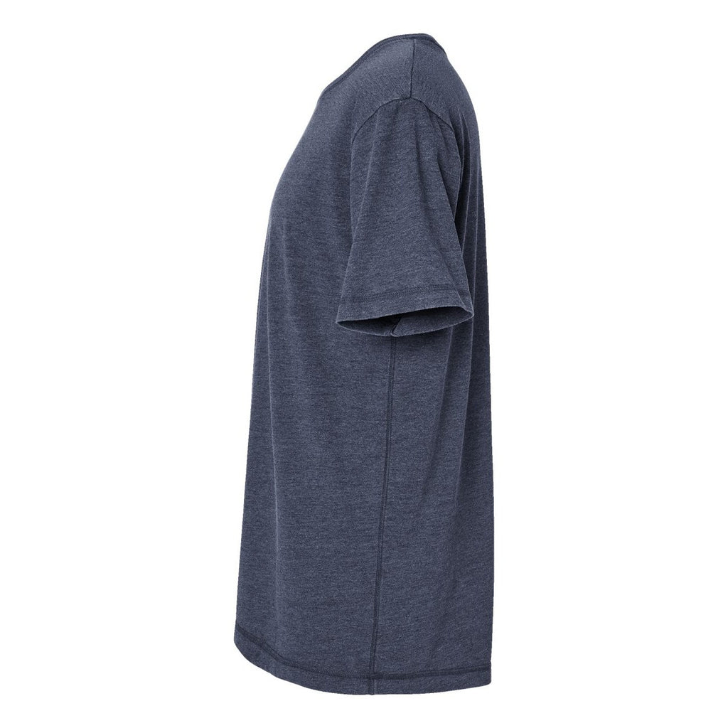 LAT Unisex Vintage Wash Tee - Washed Navy - Direct Side