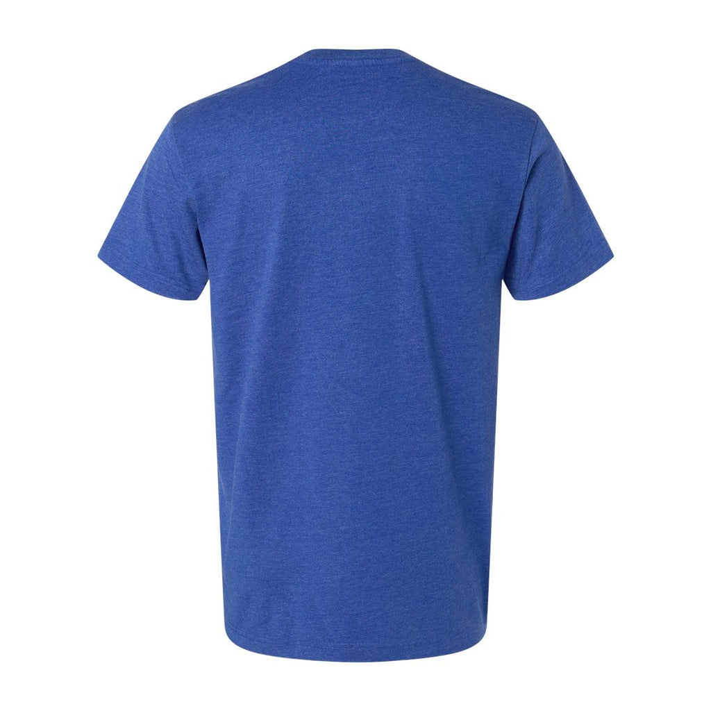 LAT Unisex Vintage Wash Tee - Washed Royal - Back