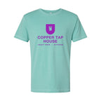 LAT Unisex Vintage Wash Tee - Washed Saltwater - Front