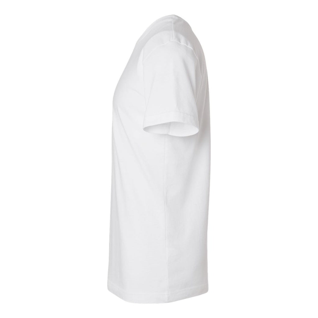 LAT Unisex Vintage Wash Tee - Washed White - Direct Side