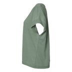 LAT Women's Vintage Wash Tee - Washed Basil - Direct Side