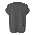 LAT Women's Vintage Wash Tee - Washed Black - Back