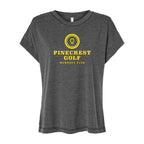 LAT Women's Vintage Wash Tee - Washed Black - Front