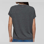 LAT Women's Vintage Wash Tee - Washed Black - On Model Back