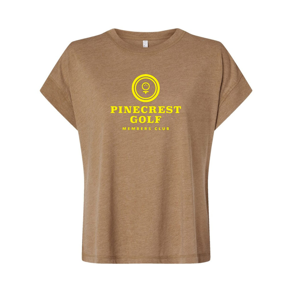 LAT Women's Vintage Wash Tee - Washed Coyote Brown - Front