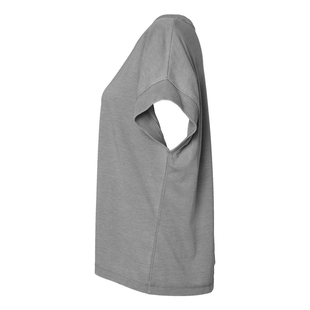 LAT Women's Vintage Wash Tee - Washed Grey - Direct Side