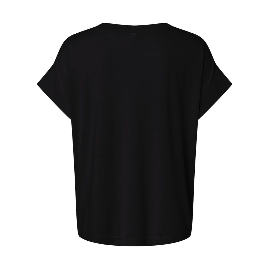 LAT Women's Vintage Wash Tee - Washed Jet Black - Back