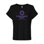 LAT Women's Vintage Wash Tee - Washed Jet Black - Front