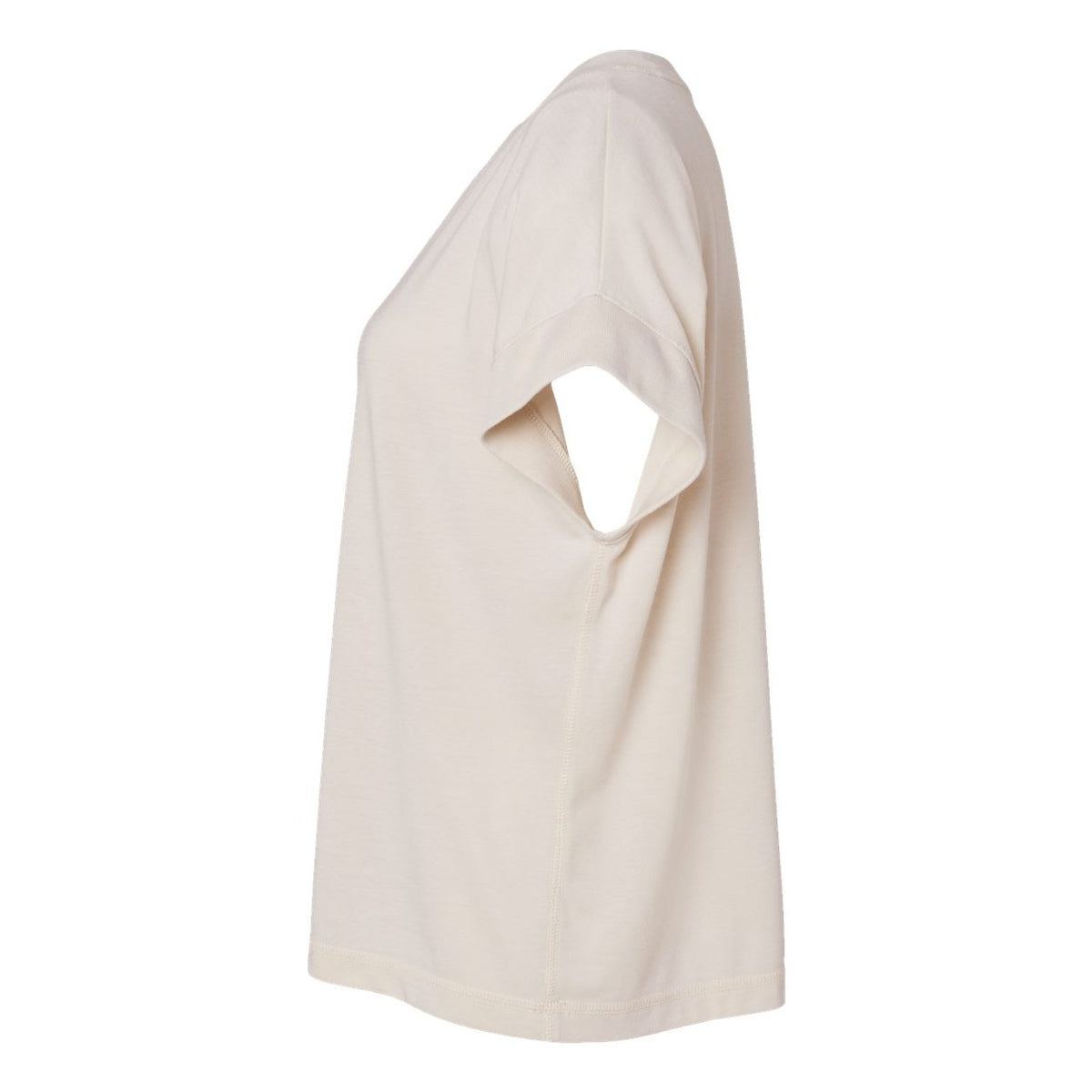 LAT Women's Vintage Wash Tee - Washed Natural - Direct Side