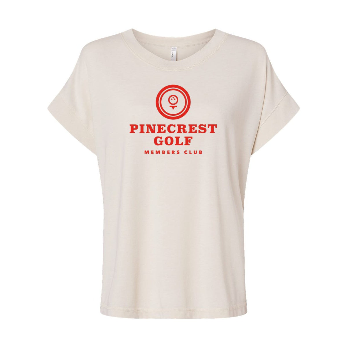 LAT Women's Vintage Wash Tee - Washed Natural - Front