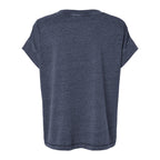 LAT Women's Vintage Wash Tee - Washed Navy - Back