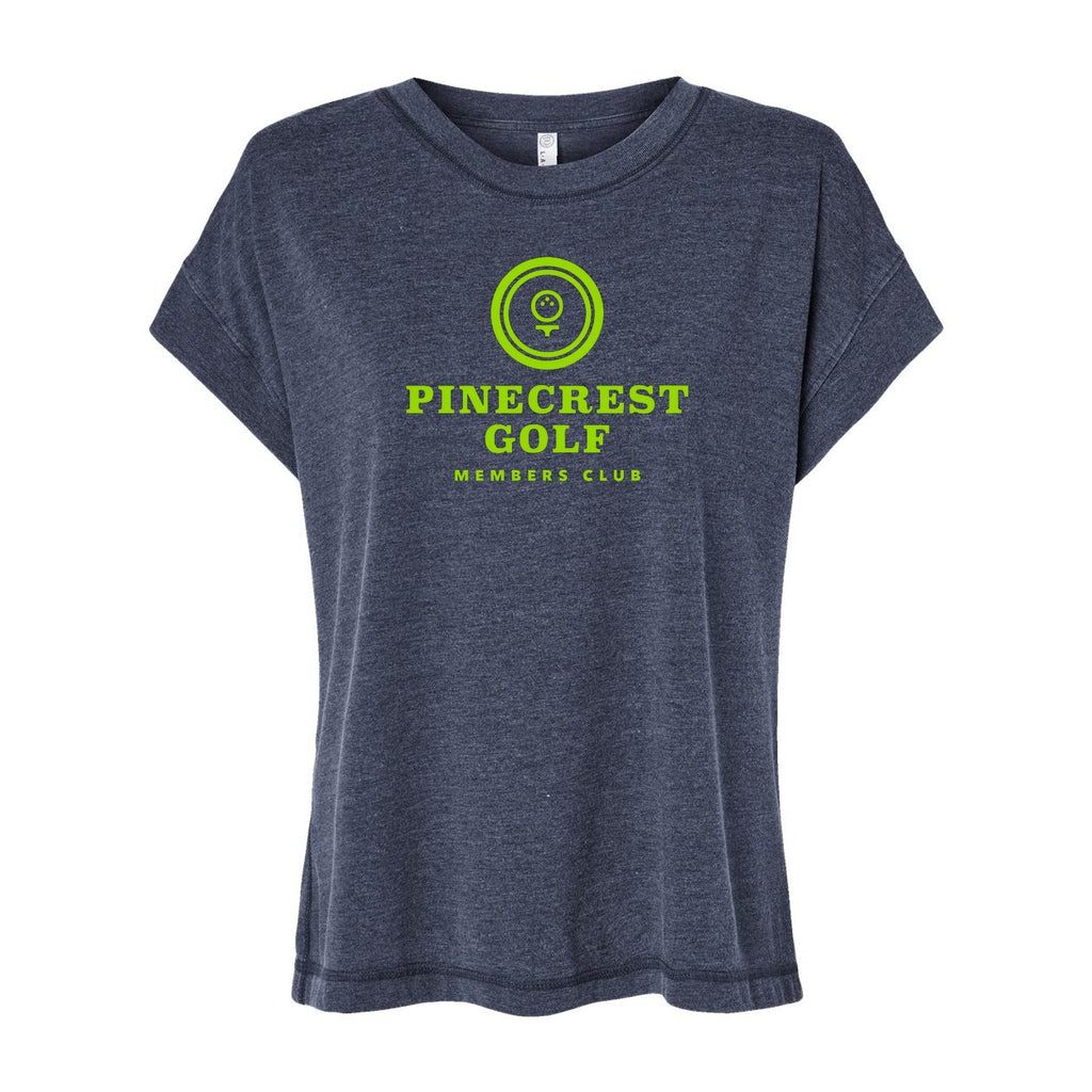 LAT Women's Vintage Wash Tee - Washed Navy - Front