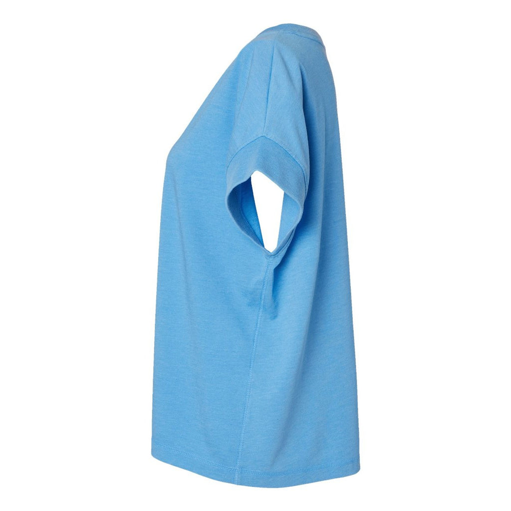 LAT Women's Vintage Wash Tee - Washed Tradewind - Direct Side
