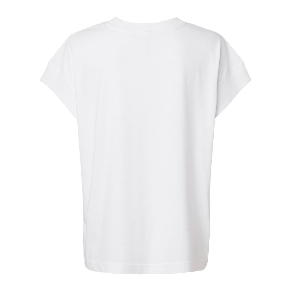 LAT Women's Vintage Wash Tee - Washed White - Back