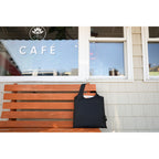 Latitudes Foldaway Shopping Tote with Drawstring Pouch Embroidery - Black - View 3