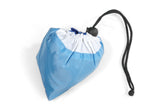 Latitudes Foldaway Shopping Tote with Drawstring Pouch Transfer - Royal Blue - View 2