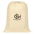 Laundry Bag in Cotton - Natural - Silk Screen