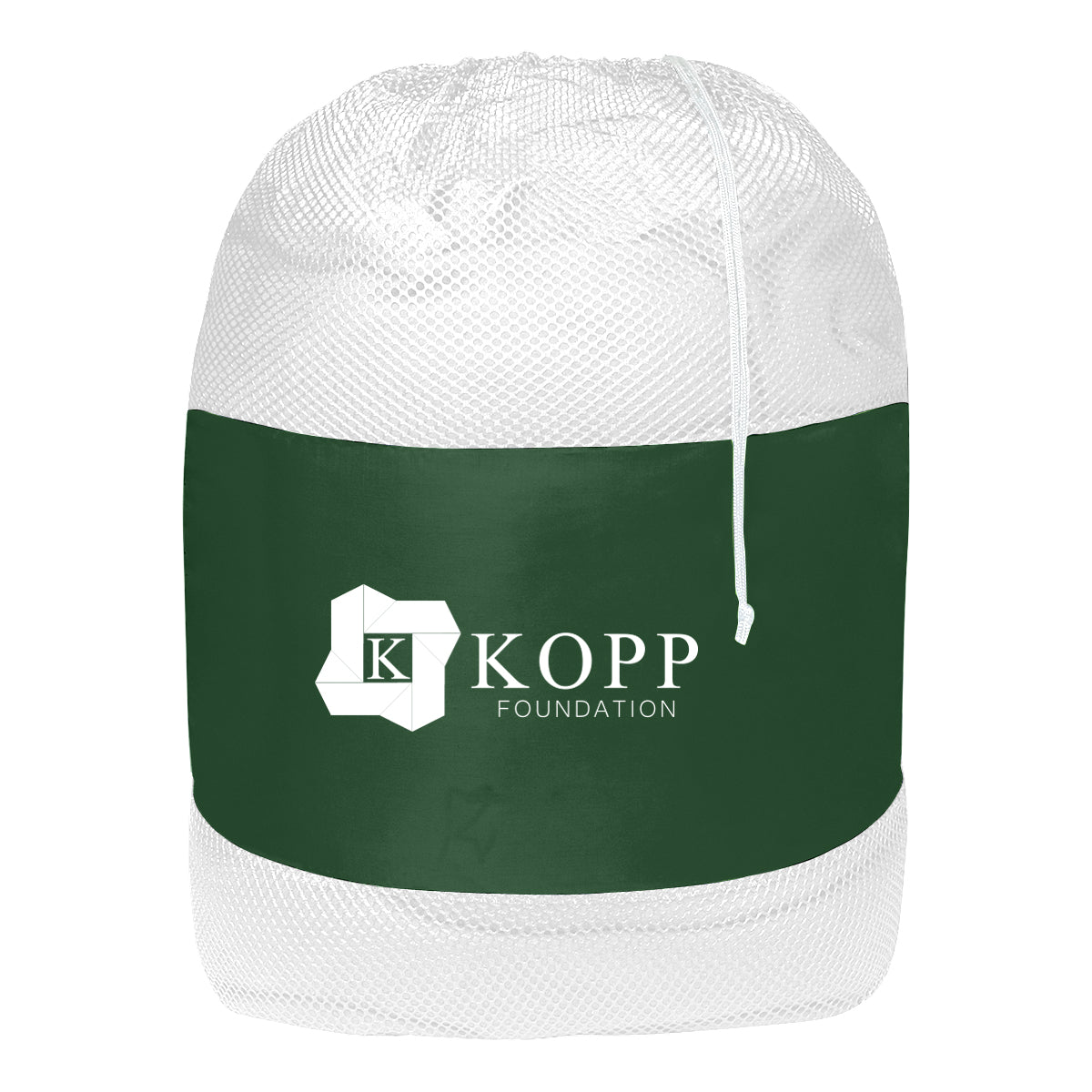 Laundry Bag in Mesh - Forest Green - Silk Screen