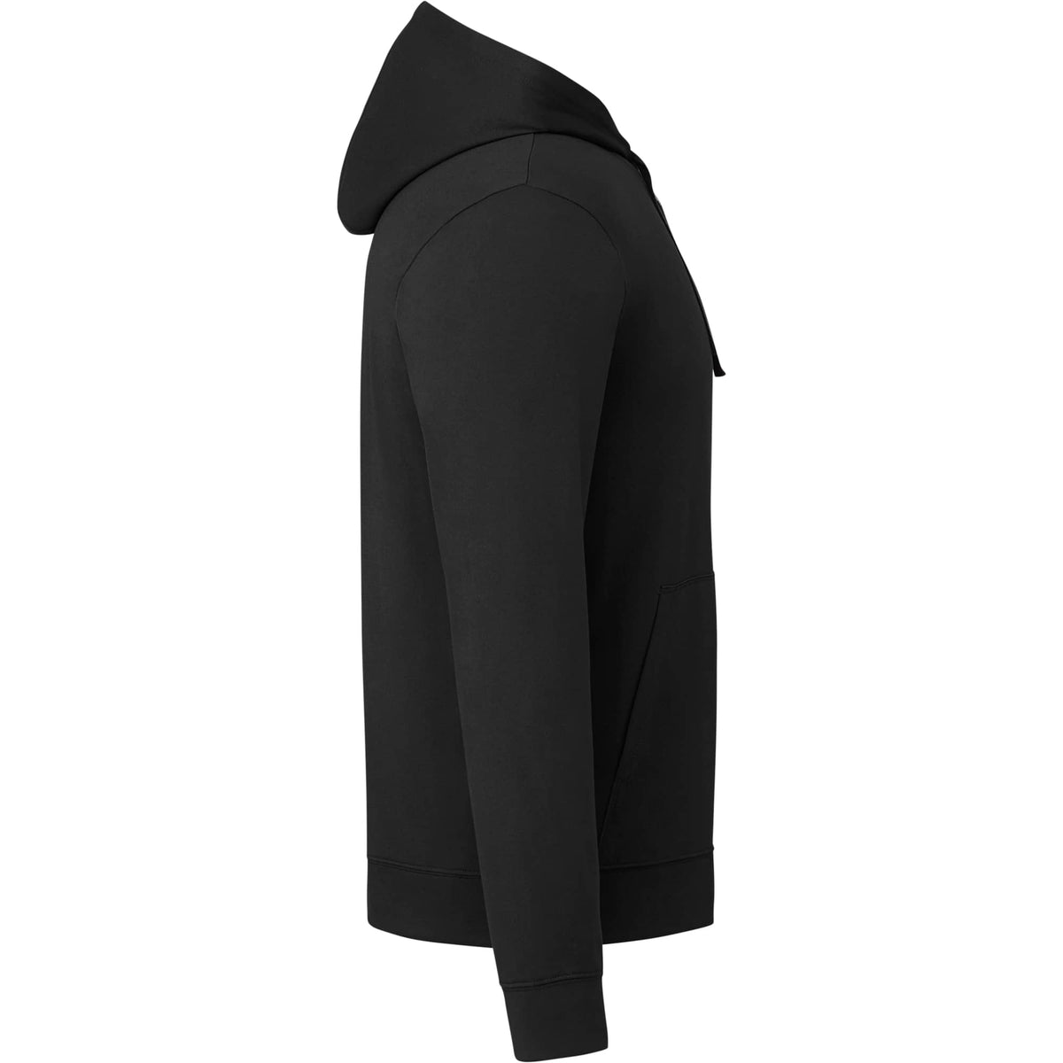 Lavar Eco Knit Full Zip Hoodie for Men Transfer - Black - Right Side