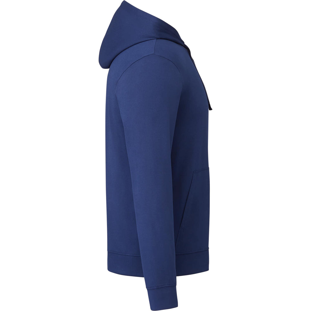 Lavar Eco Knit Full Zip Hoodie for Men Transfer - Vintage Navy - Right Side