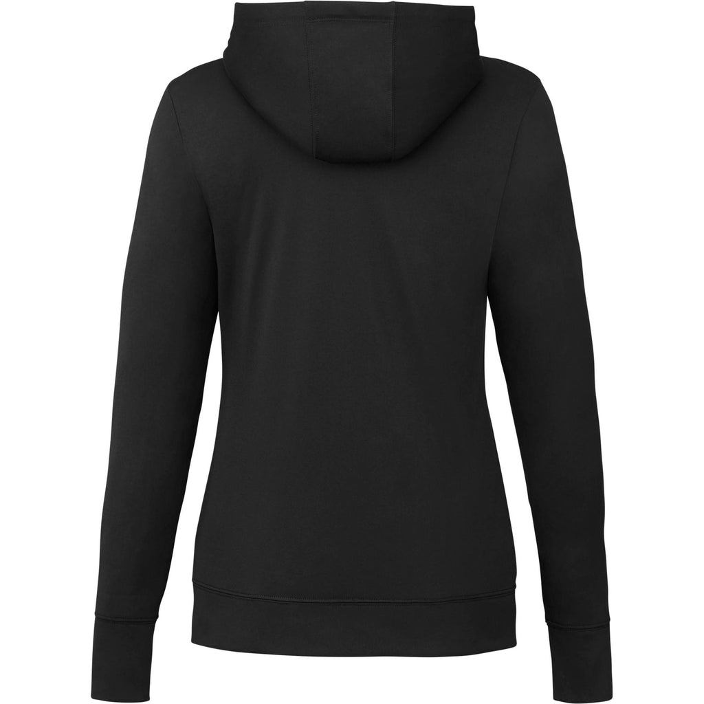 Lavar Eco Knit Full Zip Hoodie for Women Transfer - Black - Back