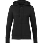 Lavar Eco Knit Full Zip Hoodie for Women Transfer - Black - Front