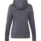 Lavar Eco Knit Full Zip Hoodie for Women Transfer - Heather Dark Charcoal - Back