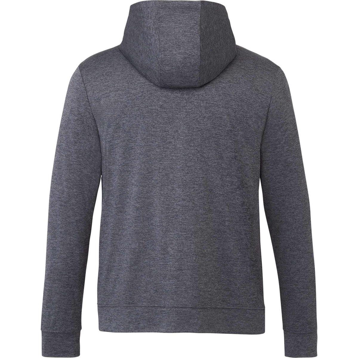 Lavar Eco Knit Pullover Hoodie for Men Transfer - Heather Dark Charcoal - Back