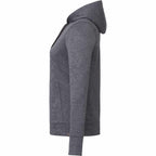 Lavar Eco Knit Pullover Hoodie for Women Transfer - Heather Dark Charcoal - Left Side