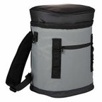Leakproof Backpack Cooler for 20 Cans Embroidery - Black - Right Angle