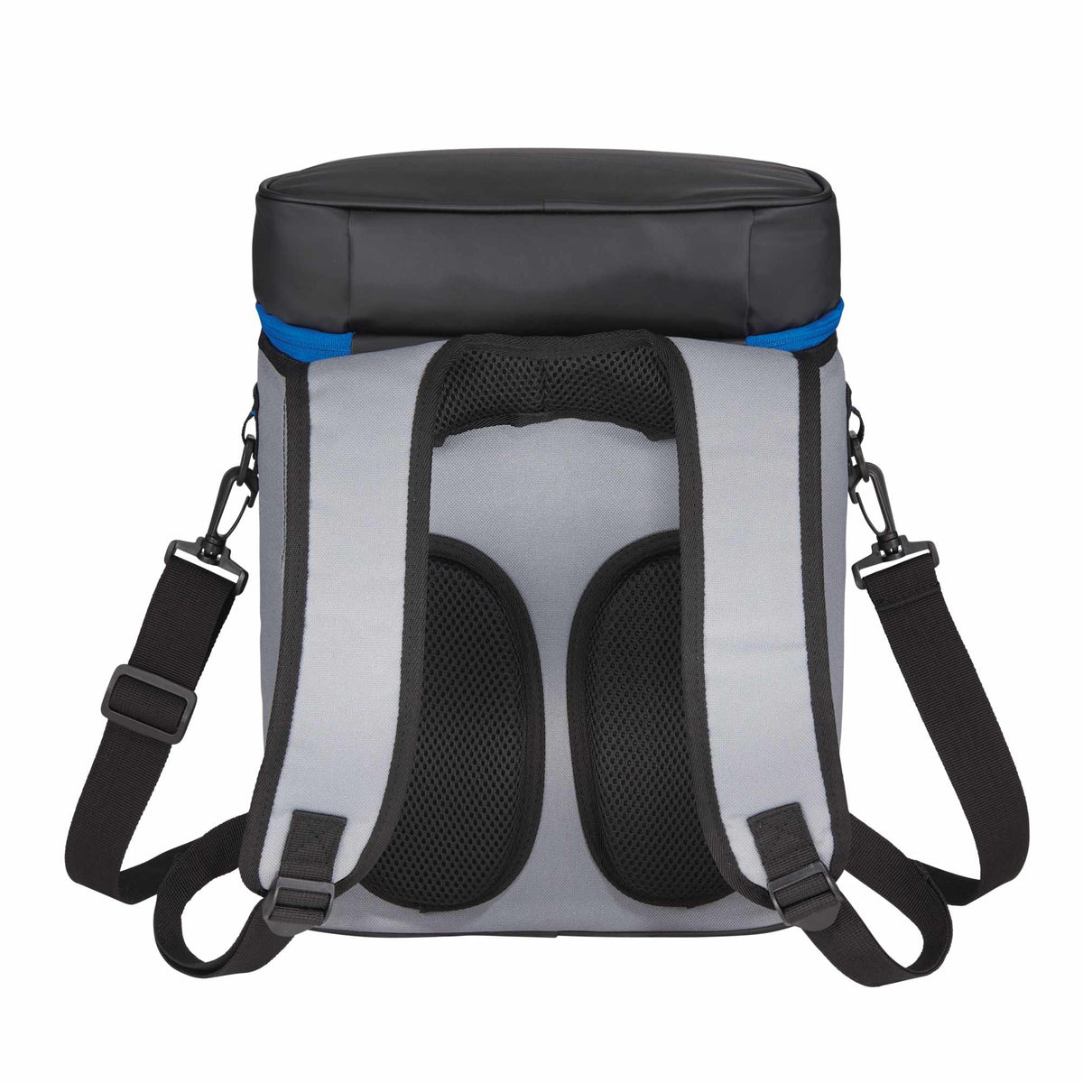 Leakproof Backpack Cooler for 20 Cans Embroidery - Royal - Back